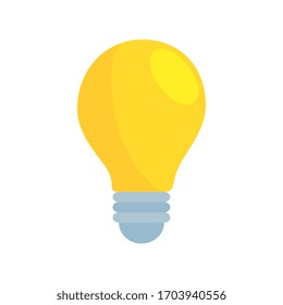 diseño de ilustración vectorial de icono aislado de bombilla