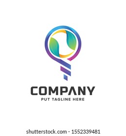 Light Bulb idea Logo Template 