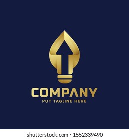 Light Bulb idea Logo Template 