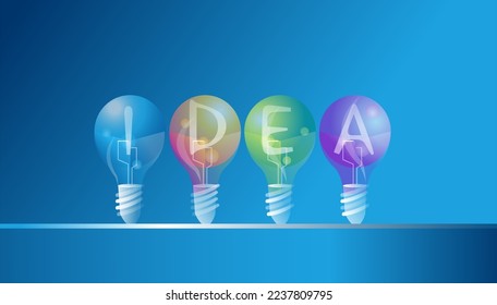 light bulb idea shine navigate for success  creative business thinking,set icon,modern Idea concept vector