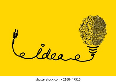  luz bombilla idea de éxito - creatividad concepto moderno pensar, buscar, analizar, comunicar, ideas futuristas tecnología de innovación.