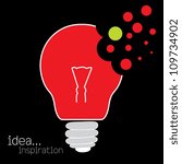 light bulb idea vector illustration