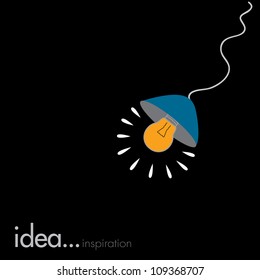 light bulb idea vector illustration