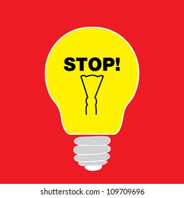 light bulb idea vector illustration