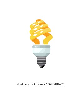 light bulb, idea, vector illustration