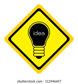 light bulb idea vector illustration