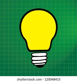light bulb idea vector illustration
