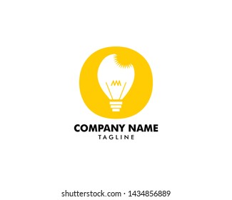 Light Bulb Idea Vector Illustration Logo concept