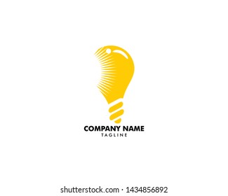 Light Bulb Idea Vector Illustration Logo concept