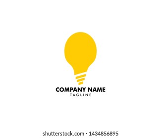 Light Bulb Idea Vector Illustration Logo concept