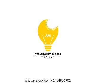 Light Bulb Idea Vector Illustration Logo concept