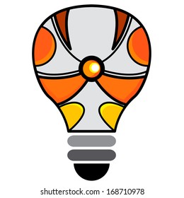 light bulb idea vector illustration 