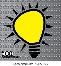 light bulb idea vector illustration 