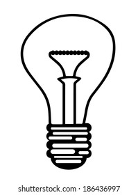 light bulb idea vector illustration 