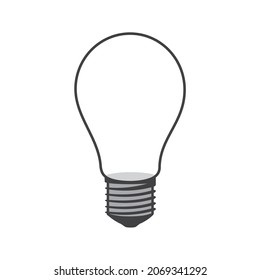 light bulb is for ideas,  analytical and creative thinking.  Vector image