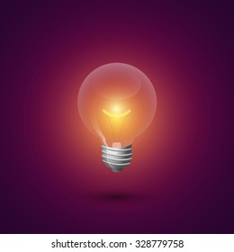 Light Bulb illuminated.