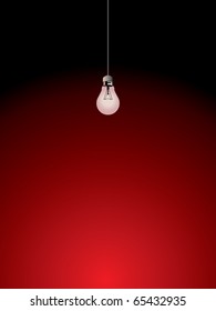 Light bulb interior vector