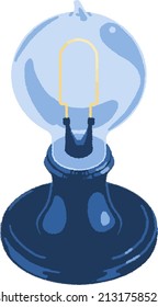 Light bulb invented by Edison