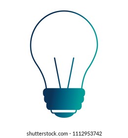 light bulb isolated icon