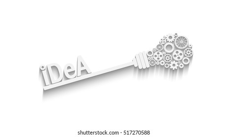 light bulb key idea