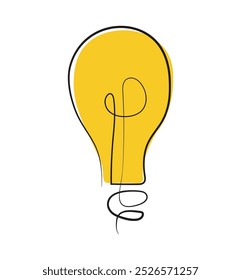 
light bulb Lamp icon set on white background.. Light bulb icon vector.Idea symbol. Electric lamp, light, innovation, solution, creative thinking, electricity. Outline, flat and colored style. 