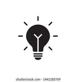 Light Bulb / Lamp Icon Vector Illustration