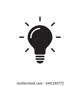 Light Bulb / Lamp Icon Vector Illustration