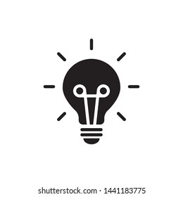 Light Bulb / Lamp Icon Vector Illustration