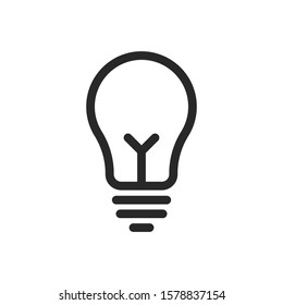 light bulb / lamp icon vector logo symbol illustration