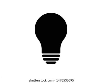 Light bulb, lamp icon.Vector illustration EPS10. Electric concept
