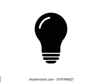Light bulb, lamp icon.Vector illustration EPS10. Electric concept