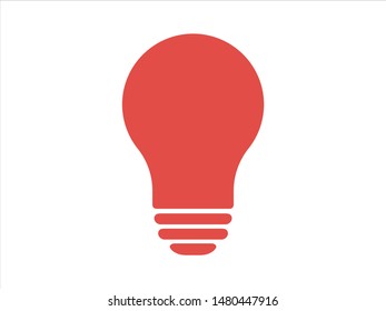 Light bulb, lamp icon.Vector illustration EPS10. Electric concept