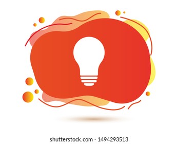 Light bulb, lamp icon.Vector illustration EPS10. Electric concept