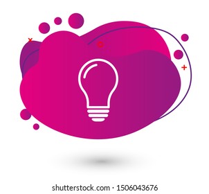 Light bulb, lamp icon.Vector illustration EPS10. Electric concept