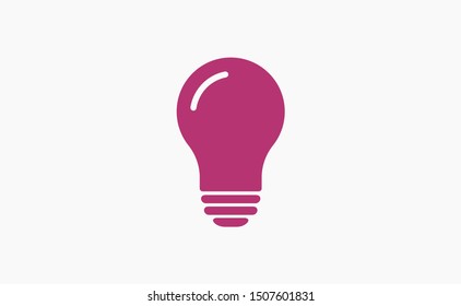 Light bulb, lamp icon.Vector illustration EPS10. Electric concept