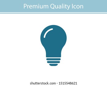 Light bulb, lamp icon.Vector illustration EPS10. Electric concept