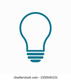 Light bulb, lamp icon.Vector illustration EPS10. Electric concept