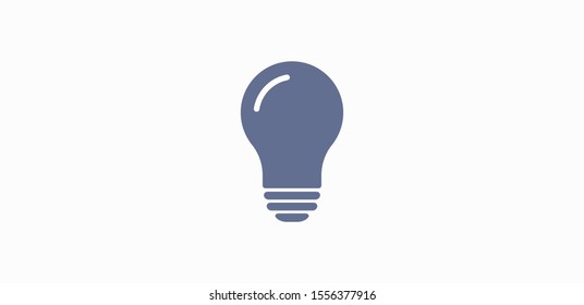 Light bulb, lamp icon.Vector illustration EPS10. Electric concept