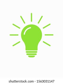 Light bulb, lamp icon.Vector illustration EPS10. Electric concept