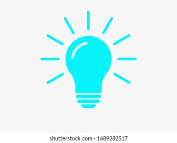 Bombilla, icono de la lámpara.Imagen del vector EPS10. Concepto eléctrico