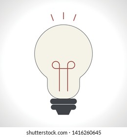 Light Bulb / Lamp Logo Icon Vector .eps 10 - Vector