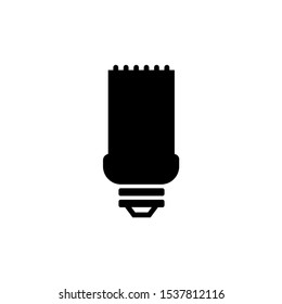 Light Bulb, Lamp set icon, logo isolated on white background