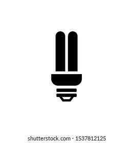 Light Bulb, Lamp set icon, logo isolated on white background