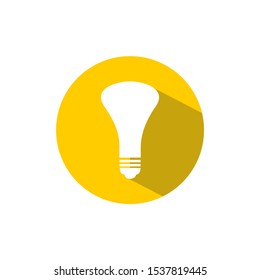 Light Bulb, Lamp set icon, logo isolated on white background