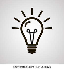 Light Bulb line icon