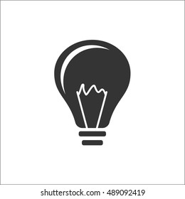 light bulb line icon