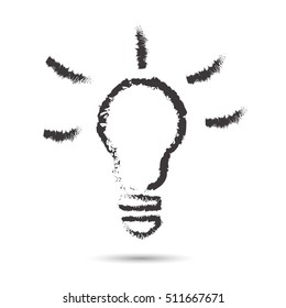 Light Bulb Line Icon. Sign Of Thinking, New Idea. Vector Illustration
