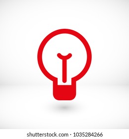 Light Bulb line icon vector