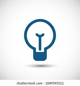 Light Bulb line icon vector