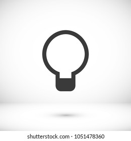 Light Bulb line icon vector